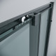 Душевое ограждение Grossman Cosmo 300.K33.02.8080.42.00 (80х80х195) квадрат,раздвижная,графит сатин,стекло прозрачное