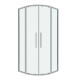 Душевое ограждение Grossman Cosmo 301.K33.02.9090.10.00 (90х90х195) четверть круга,раздвижная,хром,стекло прозрачное