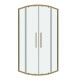 Душевое ограждение Grossman Cosmo 301.K33.02.1010.32.00 (100х100х195) четверть круга,раздвижная,золото сатин,стекло прозрачное