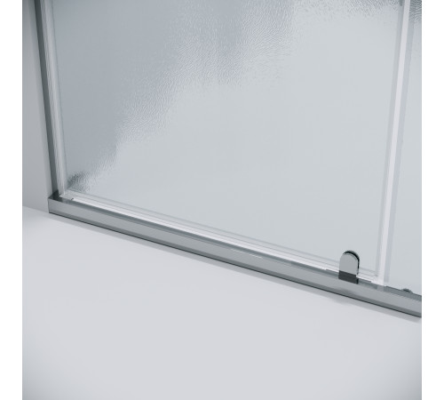 Дверь в нишу Grossman Pragma 100.K33.03.100.10.02 (100х195) хром,стекло шиншилла,распашная