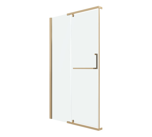 Дверь в нишу Grossman Pragma 100.K33.03.100.32.00 (100х195) золото сатин,стекло прозрачное,распашная