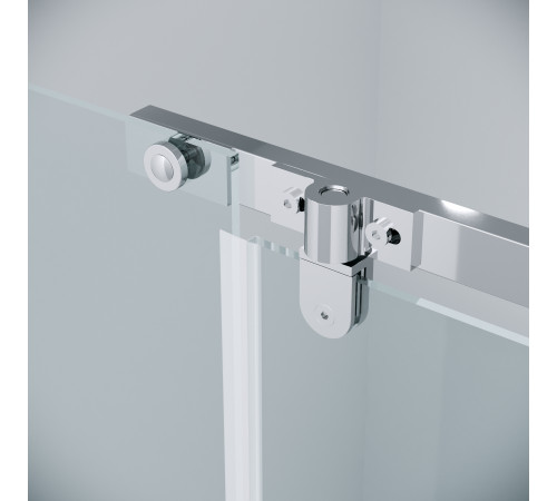 Душевое ограждение Grossman Pragma 100.K33.03.100.10.00-200.K33.03.80.10.00 (100х80х195) распашная,хром,стекло прозрачное