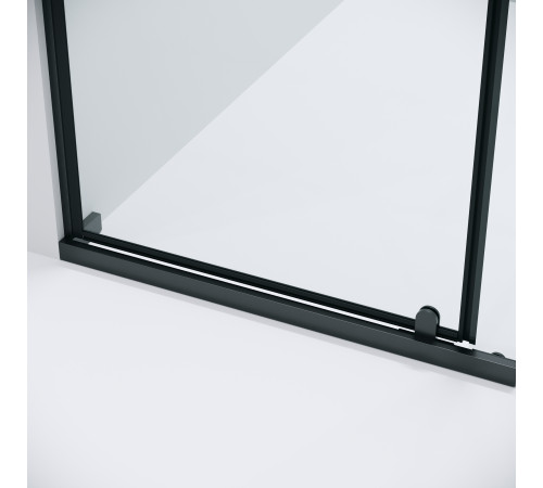 Душевое ограждение Grossman Pragma 100.K33.03.100.21.00-200.K33.03.80.21.00 (100х80х195) распашная,черный матовый,стекло прозрачное