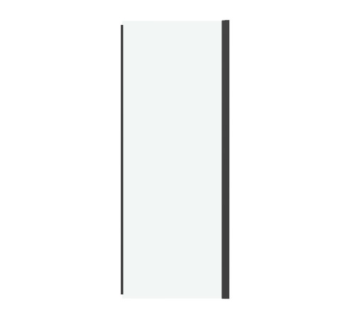 Боковая стенка Grossman Pragma 200.K33.03.100.21.00 (100х195) черный матовый,стекло прозрачное