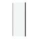 Боковая стенка Grossman Pragma 200.K33.03.100.21.00 (100х195) черный матовый,стекло прозрачное