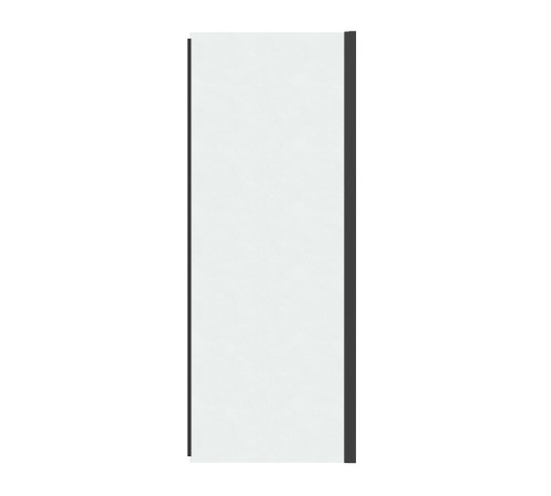 Боковая стенка Grossman Pragma 200.K33.03.100.21.02 (100х195) черный матовый,стекло шиншилла