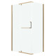 Боковая стенка Grossman Pragma 200.K33.03.100.32.00 (100х195) золото сатин,стекло прозрачное