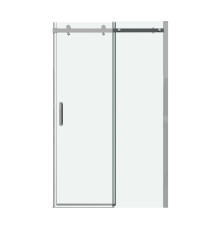 Дверь в нишу Grossman Classic 100.K33.04.100.10.00 (100х195) хром,стекло прозрачное,раздвижная