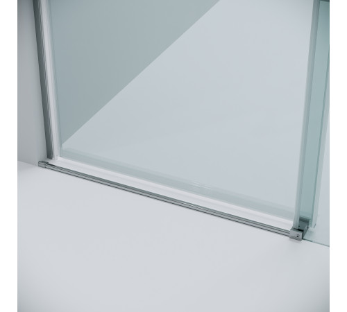 Дверь в нишу Grossman Classic 100.K33.04.100.10.00 (100х195) хром,стекло прозрачное,раздвижная