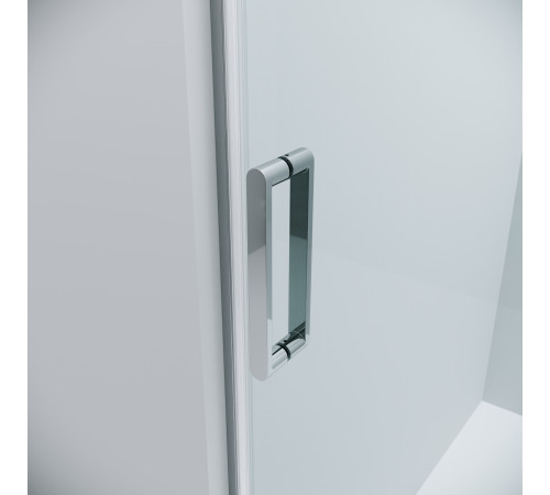 Дверь в нишу Grossman Classic 100.K33.04.110.10.00 (110х195) хром,стекло прозрачное,раздвижная