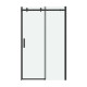 Дверь в нишу Grossman Classic 100.K33.04.120.21.00 (120х195) черный матовый,стекло прозрачное,раздвижная