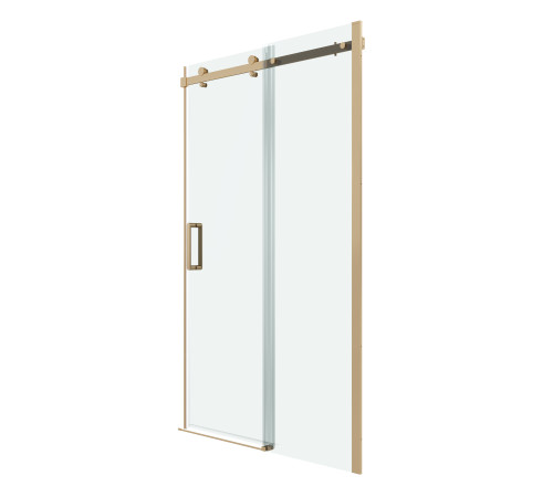 Дверь в нишу Grossman Classic 100.K33.04.110.32.00 (110х195) золото сатин,стекло прозрачное,раздвижная