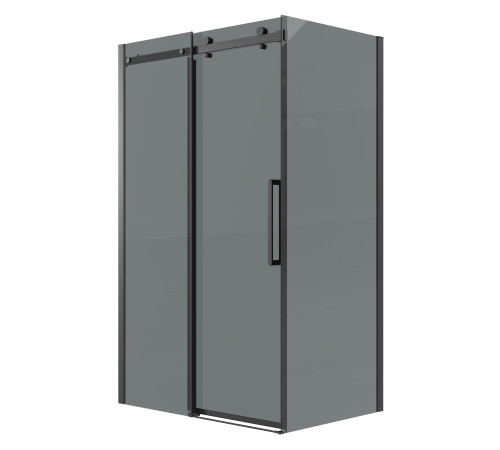 Боковая стенка Grossman Classic 200.K33.04.80.21.10 (80х195) черный матовый,стекло тонированное