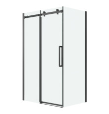 Душевое ограждение Grossman Classic 100.K33.04.100.42.00-200.K33.04.100.42.00 (100х100х195) раздвижная,графит сатин,стекло прозрачное