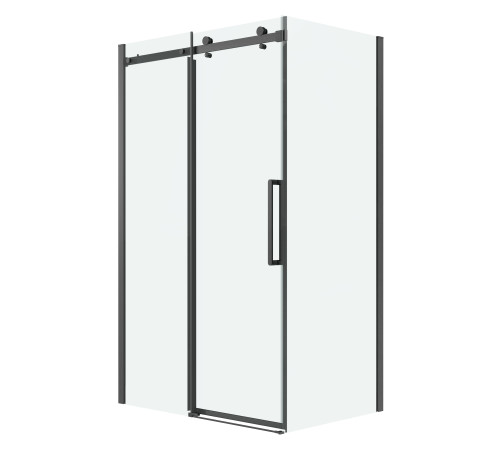 Боковая стенка Grossman Classic 200.K33.04.90.42.00 (90х195) графит сатин,стекло прозрачное