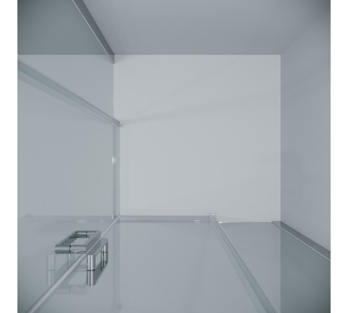 Душевое ограждение Grossman Classic 300.K33.04.8080.10.00 (80х80х195) квадрат,раздвижная,хром,стекло прозрачное