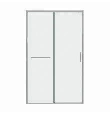 Дверь в нишу Grossman Style 100.K33.05.100.10.00 (100х195) хром,стекло прозрачное,раздвижная