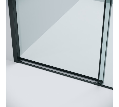 Дверь в нишу Grossman Style 100.K33.05.120.21.00 (120х195) черный матовый,стекло прозрачное,раздвижная