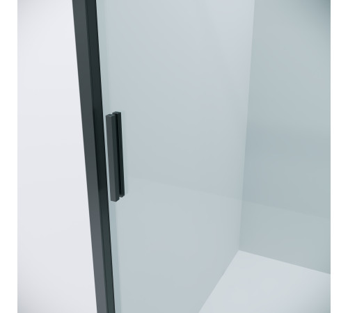 Душевое ограждение Grossman Style 100.K33.05.100.21.00-200.K33.05.80.21.00 (100х80х195) раздвижная,черный матовый,стекло прозрачное