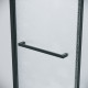 Душевое ограждение Grossman Style 100.K33.05.130.21.02-200.K33.05.70.21.02 (130х70х195) раздвижная(левая),черный матовый,стекло шиншилла