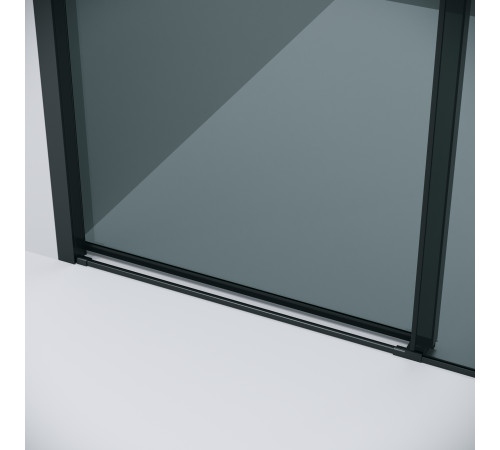 Душевое ограждение Grossman Style 100.K33.05.130.21.10-200.K33.05.70.21.10 (130х70х195) раздвижная,черный матовый,стекло тонированное