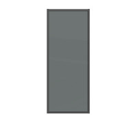 Боковая стенка Grossman Style 200.K33.05.100.21.10 (100х195) черный матовый,стекло тонированное