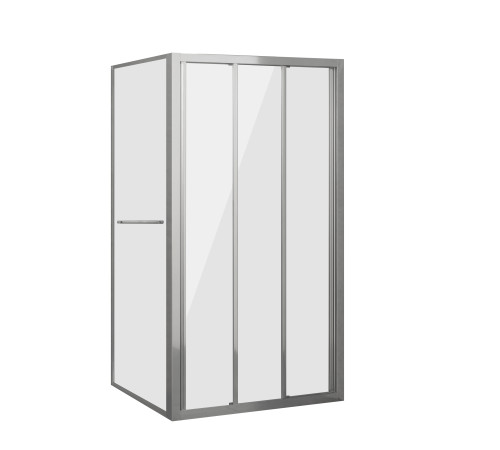 Душевое ограждение Grossman Alba1 GR-9090Al1 (90х90х190) квадрат,раздвижная