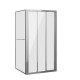 Душевое ограждение Grossman Alba1 GR-9090Al1 (90х90х190) квадрат,раздвижная