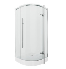 Душевое ограждение Grossman Style GR-5090 (90х90х190) четверть круга,хром,стекло прозрачное,распашная