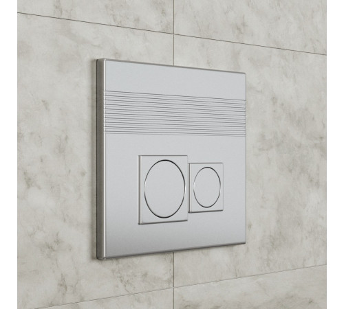 Комплект 2 в 1: Grossman инсталляция Cosmo 900.T1.01.00+клавиша смыва 800.T1.02.110.110 хром матовая