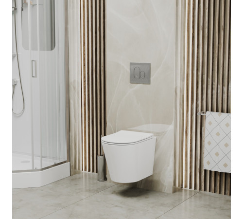 Клавиша смыва Grossman Galaxy 800.T1.01.110.110 хром матовый