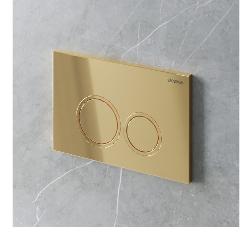 Клавиша смыва Grossman Galaxy 700.K31.01.300.300 золото глянцевый