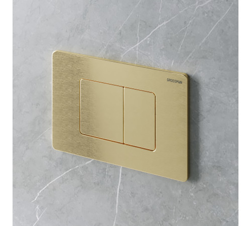 Клавиша смыва Grossman Classic 700.K31.04.32M.32M золото сатиновый