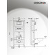 Комплект 3 в 1: Grossman инсталляция 900.K31.01.000+клавиша 700.K31.01.100.100 хром глянцевый+унитаз GR-4411SQ