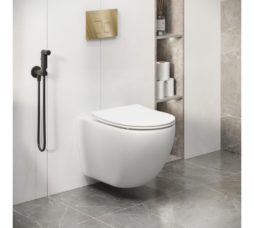 Комплект 3 в 1: Grossman инсталляция 900.K31.01.000+клавиша 700.K31.02.300.300 золото глянцевый+унитаз GR-4411S