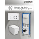 Комплект 3 в 1: Grossman инсталляция 900.K31.01.000+клавиша 700.K31.02.000.000 белый+унитаз GR-4414S