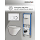 Комплект 3 в 1: Grossman инсталляция 900.K31.01.000+клавиша 700.K31.02.000.000 белый+унитаз GR-4440S