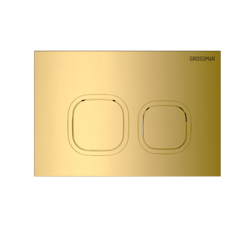 Комплект 3 в 1: Grossman инсталляция 900.K31.01.000+клавиша 700.K31.02.300.300 золото глянцевый+унитаз GR-4440S