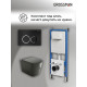 Комплект 3 в 1: Grossman инсталляция 900.K31.01.000+клавиша 700.K31.01.210.210 черный матовый+унитаз GR-4441BMS