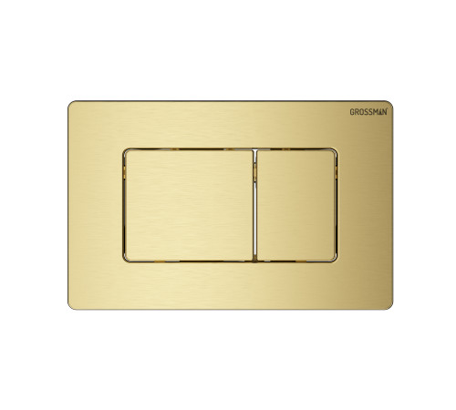 Комплект 3 в 1: Grossman инсталляция 900.K31.01.000+клавиша 700.K31.04.32M.32M золото сатиновый+унитаз GR-4441BMS