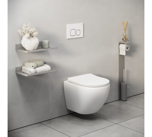 Комплект 3 в 1: Grossman инсталляция 900.K31.01.000+клавиша 700.K31.02.000.000 белый+унитаз GR-4455S