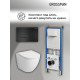 Комплект 3 в 1: Grossman инсталляция 900.K31.01.000+клавиша 700.K31.03.210.210 черный матовый+унитаз GR-4455SQ