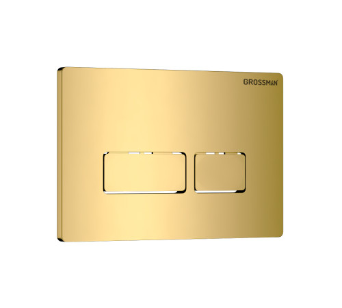 Клавиша смыва Grossman Pragma 700.K31.03.300.300 золото глянцевый