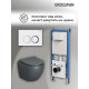 Комплект 3 в 1: Grossman инсталляция 900.K31.01.000+клавиша 700.K31.02.000.000 белый+унитаз GR-4455GMS