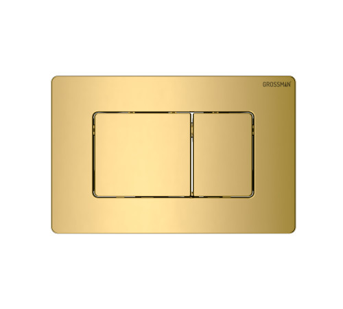 Комплект 3 в 1: Grossman инсталляция 900.K31.01.000+клавиша 700.K31.04.30M.30M золото глянцевый+унитаз GR-4455GMS