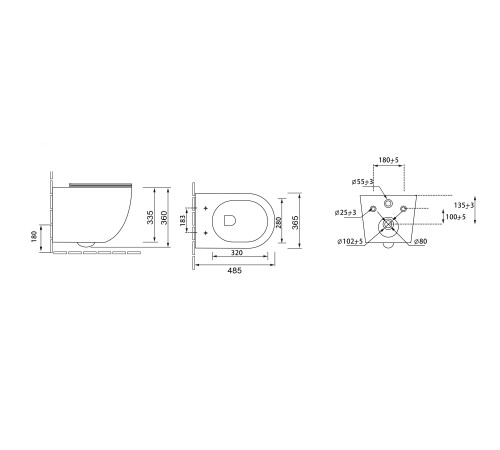 Комплект 3 в 1: Grossman инсталляция 900.K31.01.000+клавиша 700.K31.01.000.000 белый+унитаз GR-4455SWS