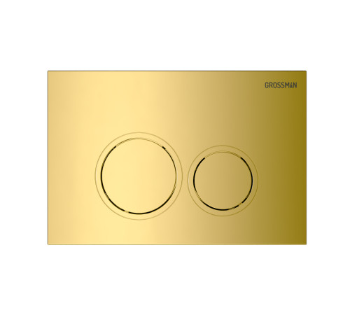 Комплект 3 в 1: Grossman инсталляция 900.K31.01.000+клавиша 700.K31.01.300.300 золото глянцевый+унитаз GR-4478S