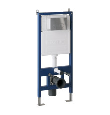 Комплект 2 в 1: Grossman инсталляция Galaxy 900.K31.01.000+клавиша смыва 700.K31.01.100.100 хром глянцевый