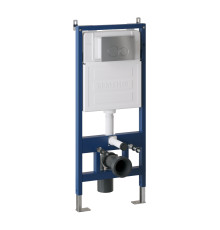 Комплект 2 в 1: Grossman инсталляция Galaxy 900.K31.01.000+клавиша смыва 700.K31.01.110.110 хром матовый