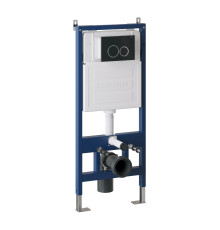 Комплект 2 в 1: Grossman инсталляция Galaxy 900.K31.01.000+клавиша смыва 700.K31.01.210.210 черный матовый